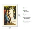 thumbnail image 2 of Goethe’s Faust - Starring Gosta Ekman, Emil Jannings - Vintage Film Movie Poster c.1926 - Fine Art Matte Paper Print (Unframed) 30x44in, 2 of 4