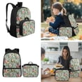 thumbnail image 2 of Yspwyqan Backpack Set for High School, Vintage Rose Floral Girls Backpack Lunchbox Set with Front Pocket, Lightweight Large Capacity Fits 14 Inch Laptop Bookbags for Elementary Travel, 2 of 7