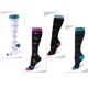 thumbnail image 3 of 7 pares de calcetines de compresión mixtos medias para correr transpirables de nailon multicolor, 3 of 5