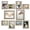 Gray, variant on Picture Frame Set 10 pack, Farmhouse Photo Frames, Gallery Wall Frame Collage, 8x10 5x7 4x6 Frames in 3 Different Finishes Picture Frames For Wall or Desk,Dark Brown