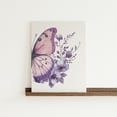thumbnail image 6 of 3pcs Custom Kids Name Purple Butterfly Gift Decorative Painting, Canvas 20x30inch Inner Framed, Waterproof Wall Art for Home Decor-Made in USA, 6 of 10