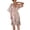 Pink, variant on SWSMCLT Women's Bridal Bath Robe Bridesmaid Bathrobe Chic Autumn Loungewear Deep V Neck Comfy Calf Length Burgundy Medium