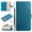 Blue, variant on for Google Pixel 10 /10 Pro Phone Case Wallet, Flip Folio Cover with Credit Card Holders Emboss Mandala Flower PU Leather Purse Wrist Strap Kickstand Protection Case for Women Men - Gold