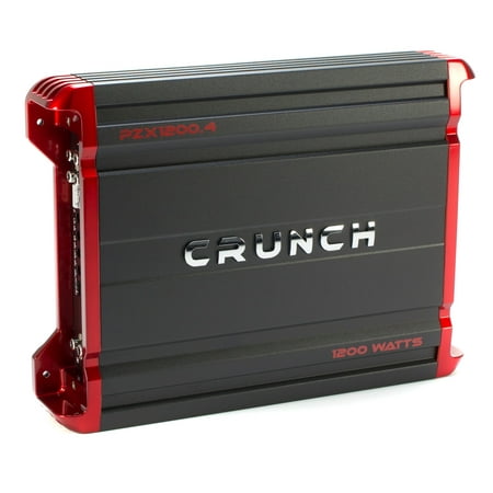Crunch PZX1200.4 POWERZONE 4-Channel Class AB Amp, 1,200