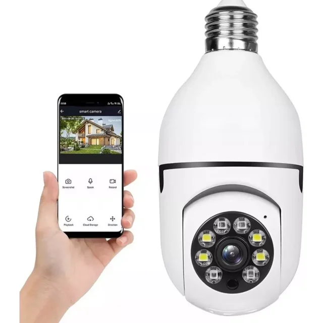 Cámara De Vigilancia Yi Iot Wcam01b Fhd 360° Wi-fi