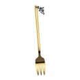 thumbnail image 1 of Lipstore Single Cutlery Dinnerware Cookware Portable Flatware Halloween Tableware for Tea Gold Fork, 1 of 8