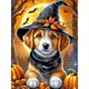 thumbnail image 1 of 5D DIY Con Taladro Y Gatos Halloween 30x40cm, 1 of 9