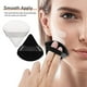 thumbnail image 4 of Zhuge 6 piezas de borlas para polvos faciales triangulares, borlas suaves para maquillaje en polvo suelto, polvos minerales, polvos corporales, herramienta de maquillaje, blanco x 3, negro x 3, 4 of 4