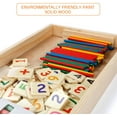 thumbnail image 4 of Babyhelen Montessori Math Spielzeug aus Holz Lernbox Zahlenlernspiel mit Zeichnung Holzbrett Lernspielzeug für Kinder 3 4 5 Jahre Alt, 4 of 8
