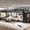 Black+Twin, variant on ChenyueFurn Quad Twin Metal Bunk Bed with Wardrobe, Drawers & Shelves,White