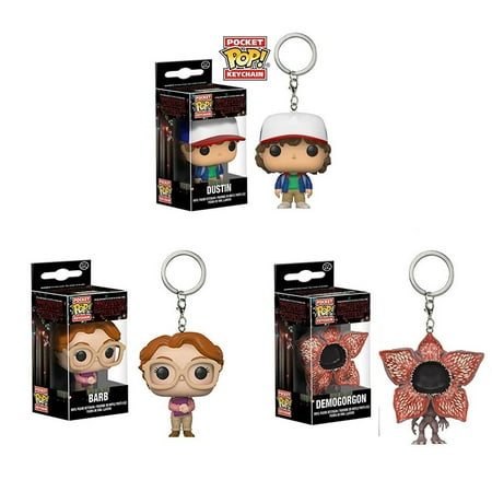 Keychain Stranger Things Season 3PCS Decorative buckle