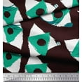 thumbnail image 3 of Soimoi Georgette Viscose Fabric Geometric Abstract Print Sewing Fabric Yard 42 Inch Wide, 3 of 3