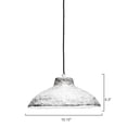 thumbnail image 2 of Benjara Zoe 96 Inch Pendant Chandelier, Modern Curved Round Paper Mache, Beige, 2 of 5