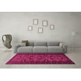 thumbnail image 3 of Ahgly Company Indoor Round Persian Pink Traditional Area Rugs, 7' Round, 3 of 4