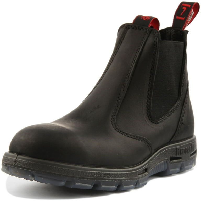 Redback Boots Easy Escape 6 Slip On Boot with Steel Toe Black Oil Kip Size 8 Medium US Walmart