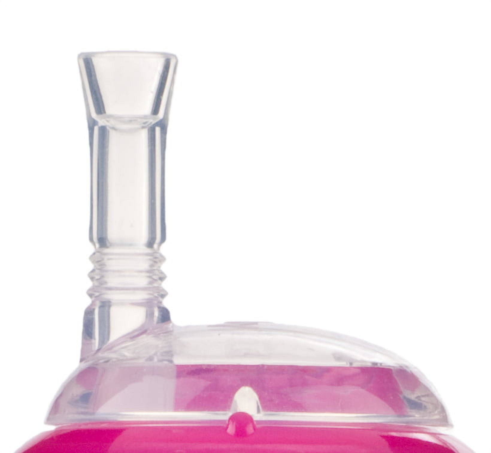 Nuby Easy Grip Soft Straw Sippy Cup, Multicolor, 10 fl oz, 3 Count