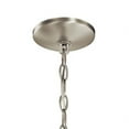 thumbnail image 6 of Ania 3-Light Traditional Chandelier in Brushed Nickel, 6 of 7