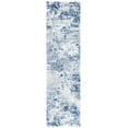 thumbnail image 3 of SAFAVIEH Amelia Alastar Abstract Distressed Runner Rug, Navy/Gray, 2'2" x 10', 3 of 11