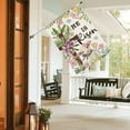 thumbnail image 3 of He Is Risen Easter House Flag 28x40 Inch Double Sided Outside, Lamb Flowers Cross Yard Outdoor Decoration, 3 of 6
