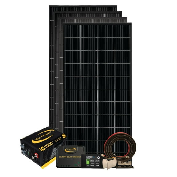 Go Power! 83536 PowerTrak 800-Watt Solar & Inverter/Charger System