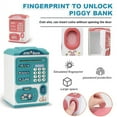 thumbnail image 3 of PENGXIANG Piggy Bank Electronic Mini ATM for Kids Baby Toy, Safe Coin Banks Money Saving Box Password Code Lock for Children,Boys Girls Best Birthday Christmas Gift, 3 of 6