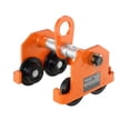 thumbnail image 2 of KFFKFF Hand-Operated Trolley, Load Bearing of 4400 lbs/2 Ton, Dual-Wheeled Push Beam Trolley, Adaptable to I-Beam Flange Width from 2.5" to 8", Robust Alloy Steel Garage Lifting Tool, 2 of 9