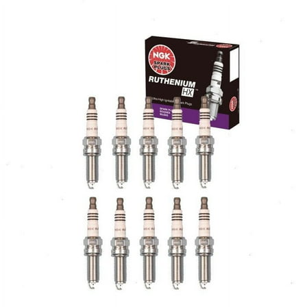 10 pc NGK 97292 Ruthenium HX Spark Plugs for Ignition Wire Secondary