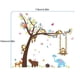 thumbnail image 2 of Injueey Adhesivo de pared de animales para sala de estar, Fondo de PVC para jardín de infantes, papel tapiz extraíble, arte, decoraciones impermeables, Decoración del hogar Injueey HA074845-01, 2 of 6