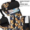 thumbnail image 4 of Sling Backpack,Happy Halloween Pumpkin Pattern Crossbody Bag with Water Bottle Holder,Waterproof Sling Bag for Men/Women with Chest Phone Holder for Hiking,Travel, 4 of 6