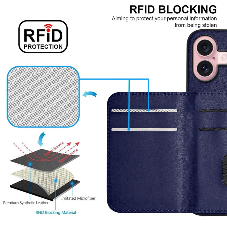 clear phone case with card holder MagSafe Hybrid Clear Case for iPhone 15