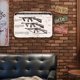 thumbnail image 3 of Pistola Placa Metal Vintage Pintura Hierro Rectangular Arte Pared Bar para El 30x20cm, 3 of 9