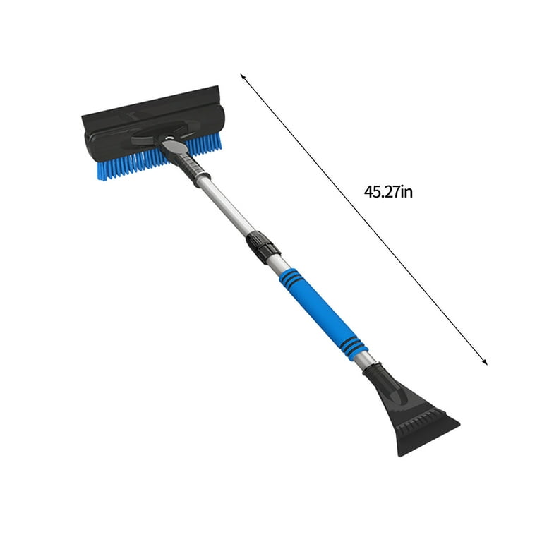 AstroAI 62.4 Inch Ice Scraper and Extendable Car Snow Brush, Snow Brush for  Car, Blue