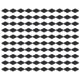 thumbnail image 2 of 100 PCS Electric Fence Insulator Intermediate Bearing Rod Hemispherical Insulator Fence Front End System Accessories Withstand 15KV, 2 of 5