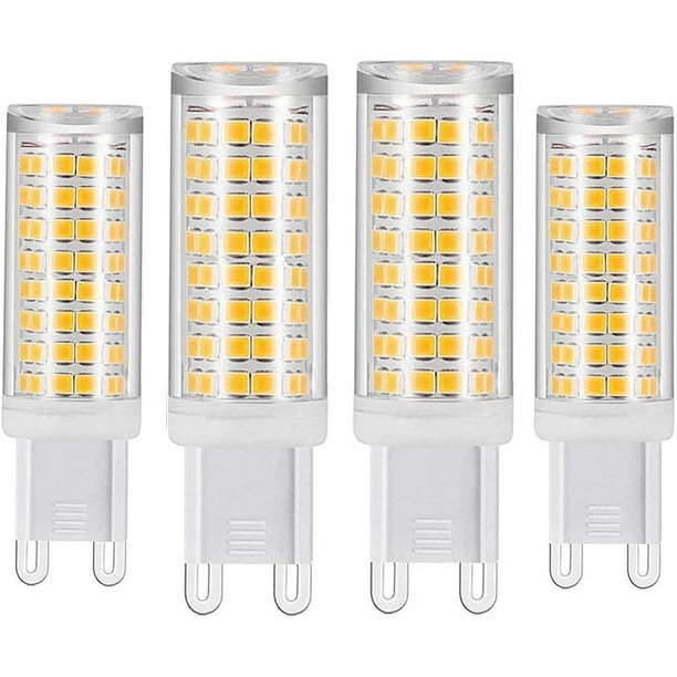 pad vonnis Vermomd G9 LED Bulb,LED G9 Bulb Dimmable, 75W Halogen Bulb Equivalent, 7W LED G9  Bulbs, G9 Bi-pin Base, 730LM, AC120V, Warm White (4-Pack) - Walmart.com