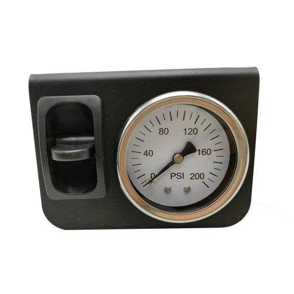 In Cab Single Air Gauge Control Kit with Paddle Switch for Air Suspension Kit