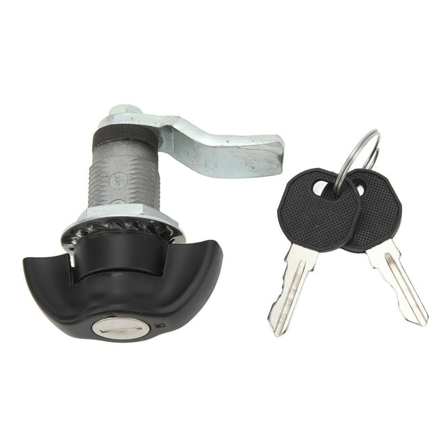 Cerradura de leva cilíndrica con 2 llaves, cerradura de leva Tubular de bloqueo seguro para caja de herramientas de gabinete de coche RV Camping
