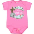 thumbnail image 3 of Inktastic Easter He Has Risen with Cross and Flowers Boys or Girls Baby Bodysuit, 3 of 5