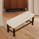 thumbnail image 5 of Fundas para Bancos de Comedor - Protector de Asiento de Banco Lavable Y Beige, 5 of 7