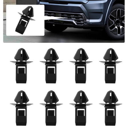 8pcs Grille Moulding Clips 68213168AA Fits For Ram 1500 2013-2020 Black