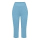 thumbnail image 4 of MKLEKYY Leggins push up mujer Pantalones tres cuartos casuales cómodos para uso diario para verano Opciones de fácil cuidado y estilo para atuendos versátiles, 4 of 4