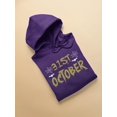 thumbnail image 3 of 31 St October Happy Halloween Hoodie Women -Image by Shutterstock, Female Large, 3 of 4