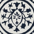thumbnail image 3 of SAFAVIEH Bella Gabriel Medallion Geometric Wool Area Rug, Navy/Ivory, 8' x 10', 3 of 4