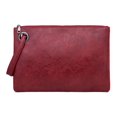 thumbnail image 1 of Bolso de mano de PU de moda Guardung, práctico y versátil, tipo sobre, color rojo, 1 of 6