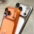 thumbnail image 4 of Dteck Case for iPhone 17 Pro Max,Shockproof Matte Translucent Back Case Built-in Camera Lens Protector Cover,Orange, 4 of 7