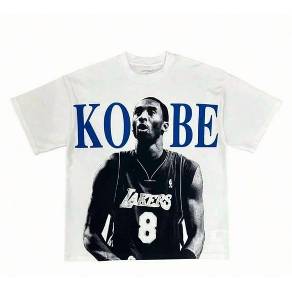 Refreshing Summer Summer Cotton T-Shirts Streetwear Basketball Kobes Bryant Graphics Printed Loose Oversized Women And Men Tees Tops T Shirt UnisexCasual Daily T-Shirt