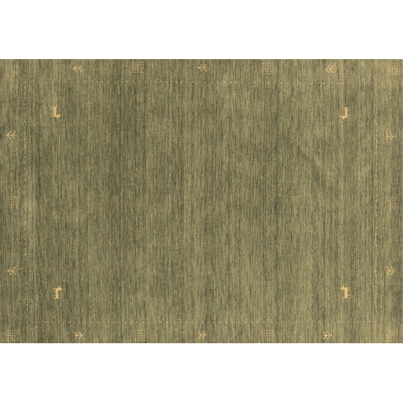 Ahgly Company Indoor Rectangle Abstract Brown Contemporary Area Rugs, 6' x 9'