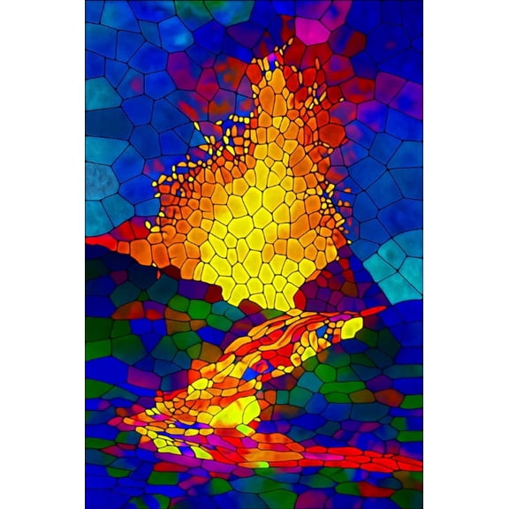 Mosaic The Volcano 1000 Piece Jigsaw Puzzle