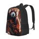 thumbnail image 1 of Balery Red Panda Autumn Branches Mochila para hombre y mujer - Tela Oxford 600D resistente - Gran capacidad, resistente al agua, ideal para la escuela, viajes y senderismo, 1 of 6