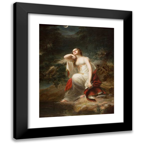 Samuel Lovett Waldo 12x14 Black Modern Framed Museum Art Print Titled - Despair (1820)