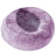 thumbnail image 2 of Funda de sillón puff circular grande de terciopelo suave y esponjoso | Cómodo protector de muebles ergonómico para salón, dormitorio, oficina | Sin relleno | 180cm x 90cm | Lavable a máquina, 2 of 2